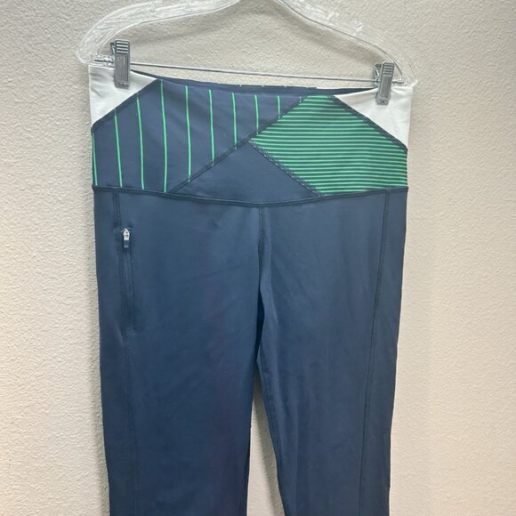 lululemon athletica Navy and Green Leggings - Picture 3 of 10